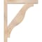 Ekena Millwork Funston Block Smooth Bracket w/ Offset Brace, Douglas Fir, 5 1/2"W x 36"D x 44"H BKT0604X36X44FST05SDF - alternate 4